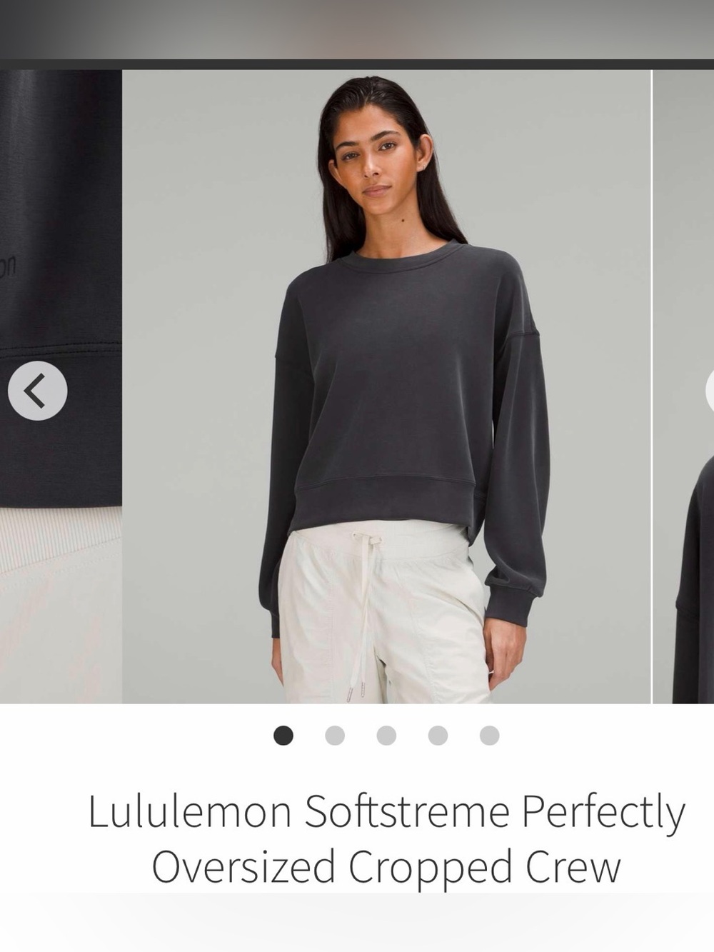 Lululemon softstream oversized crewneck